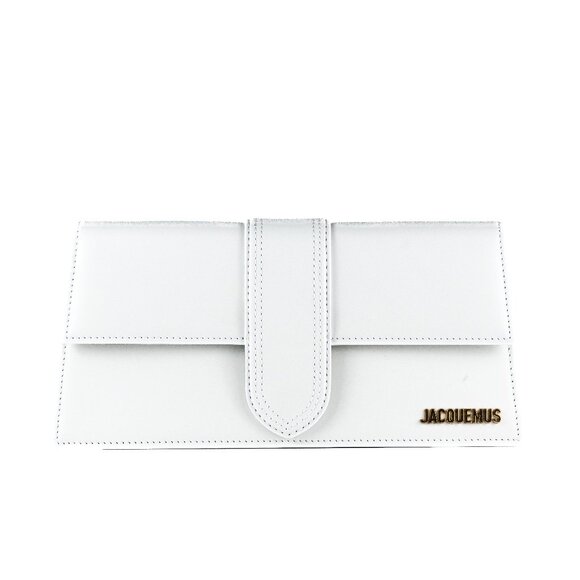 Jacquemus Le Bambino Long White Matte Leather Bag | Excellent Condition - Picture 1 of 5